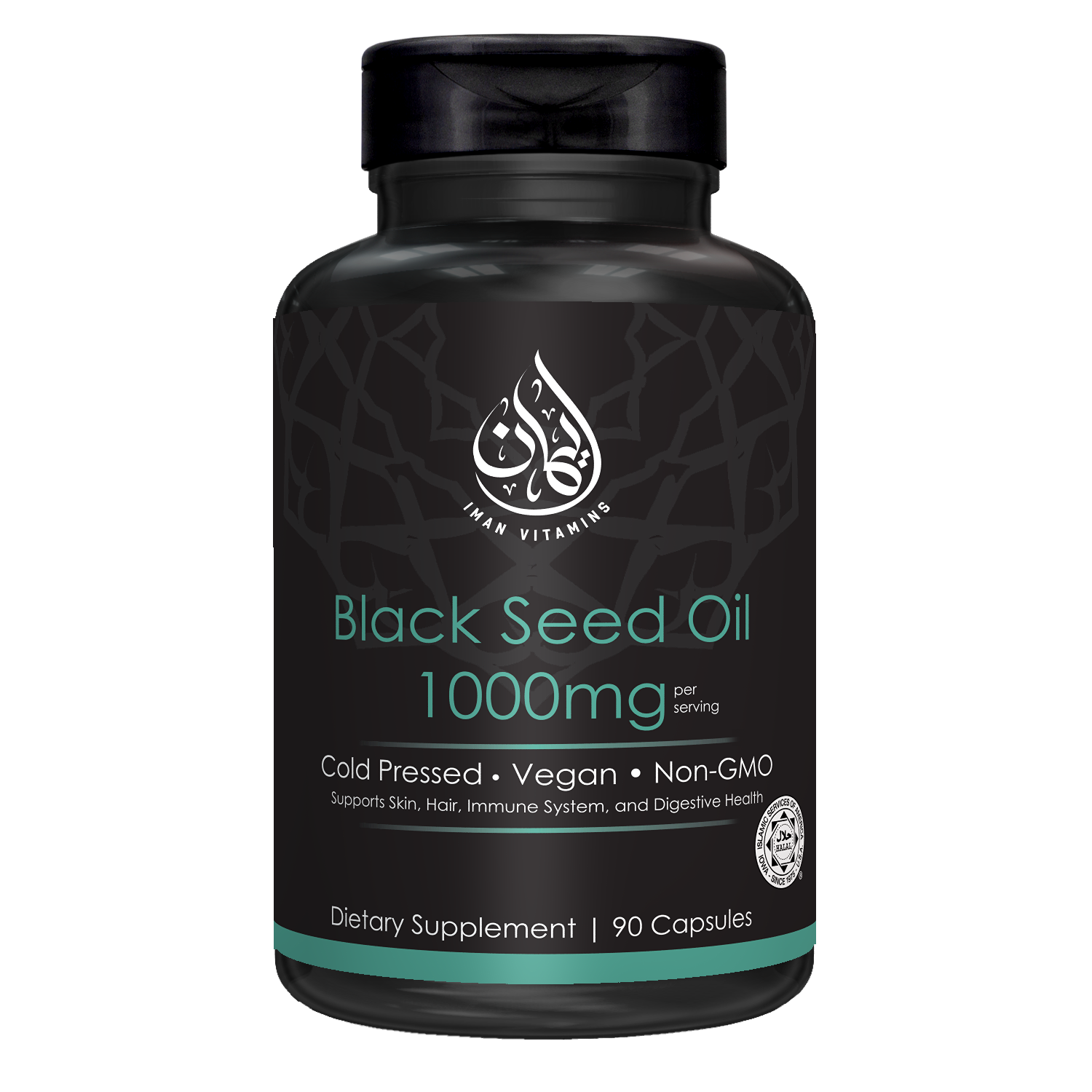 Halal Black Seed Oil Capsules - Iman Vitamins
