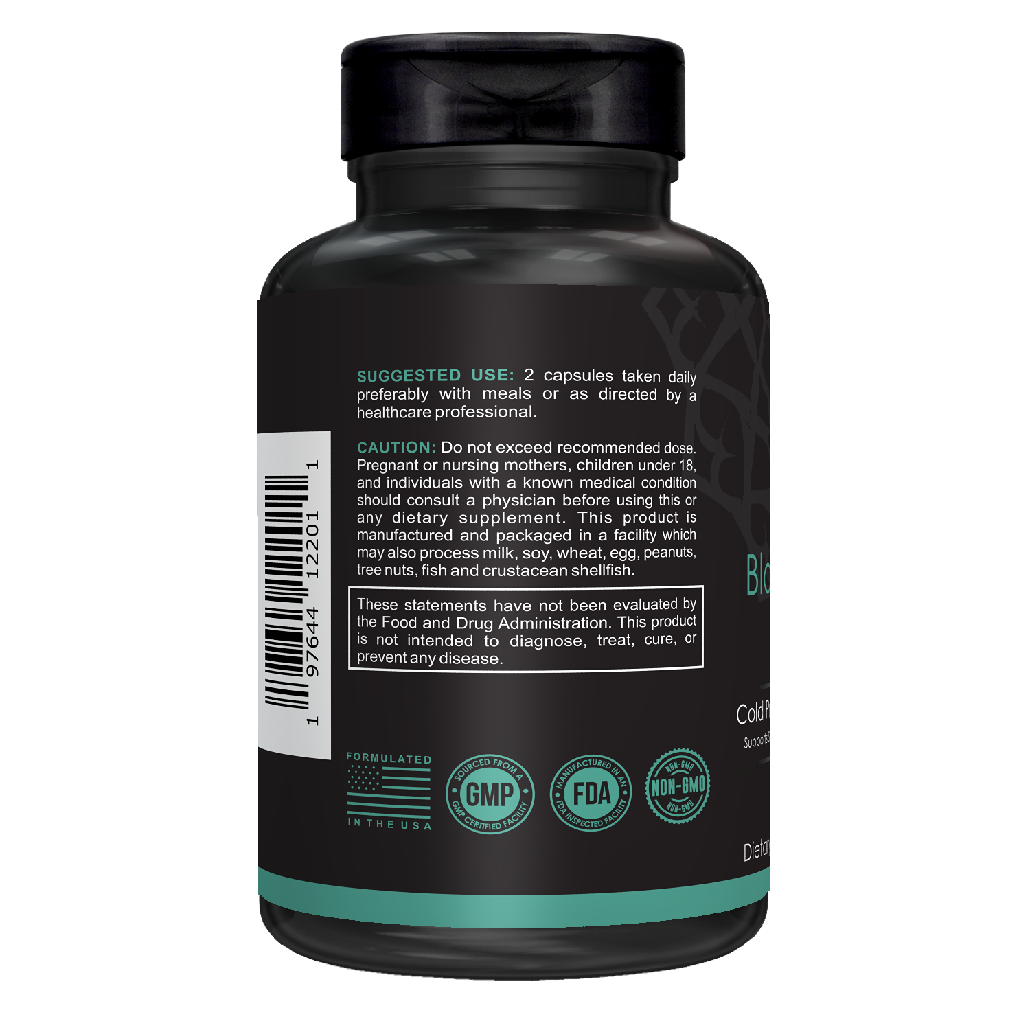 Halal Black Seed Oil Capsules - Iman Vitamins