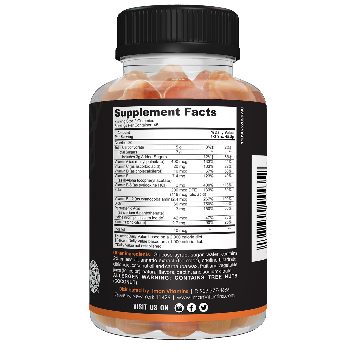 Halal Kids Multivitamin Gummies - Iman Vitamins