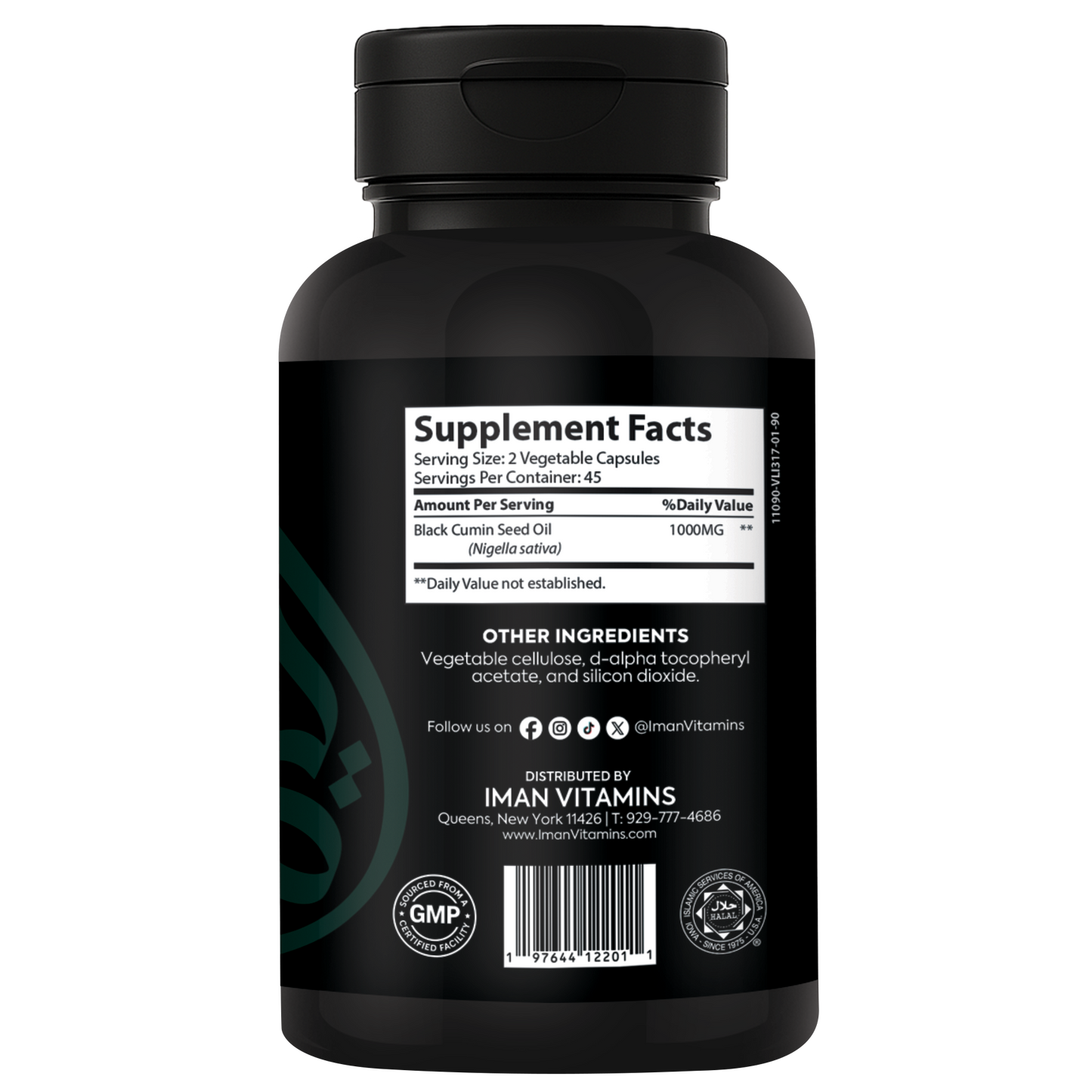 Halal Black Seed Oil Capsules