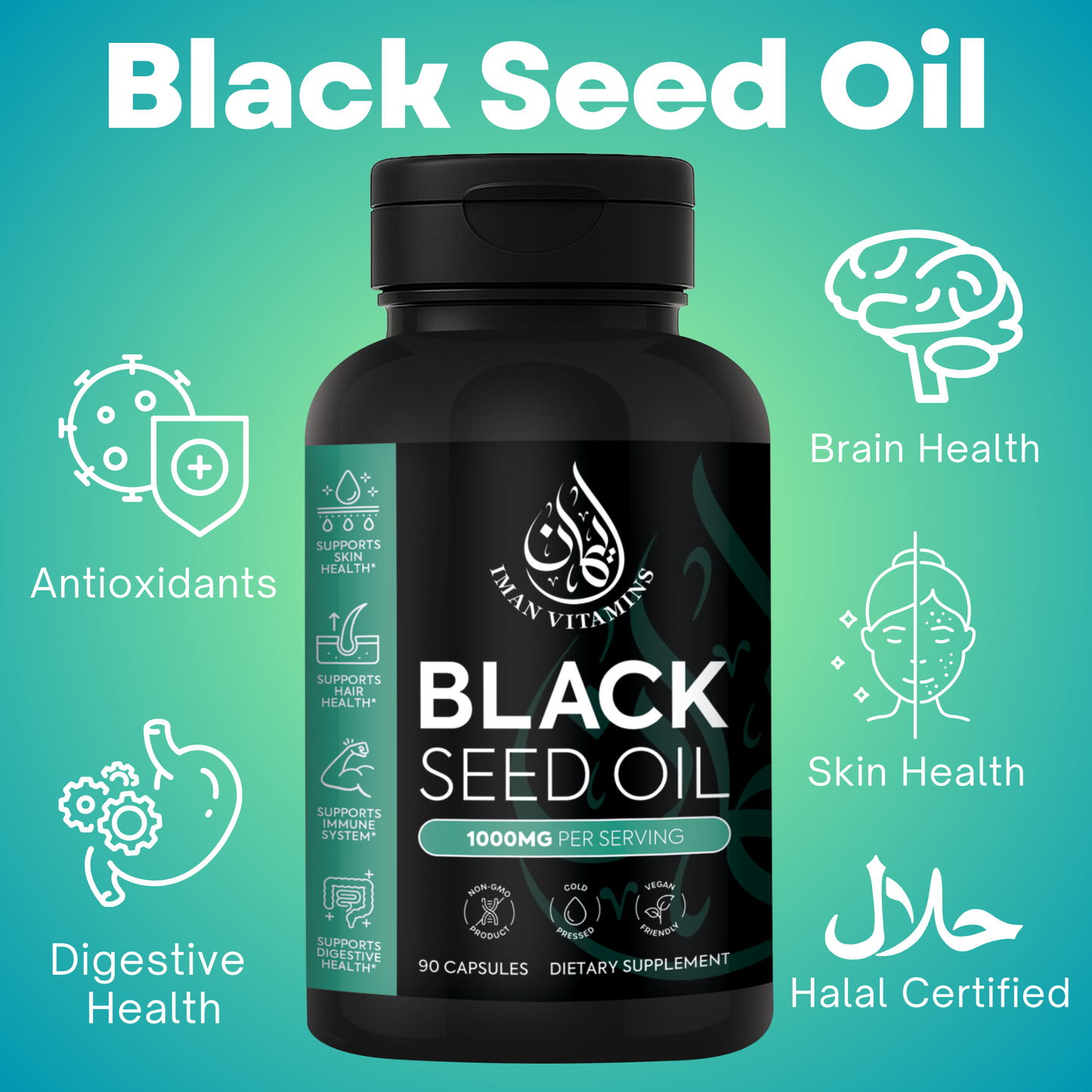 Halal Black Seed Oil Capsules