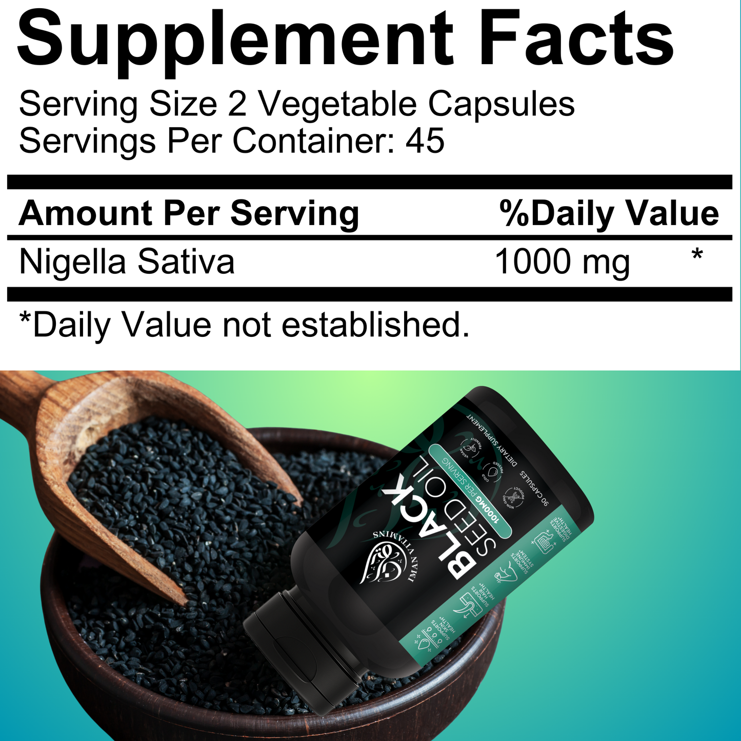 Halal Black Seed Oil Capsules