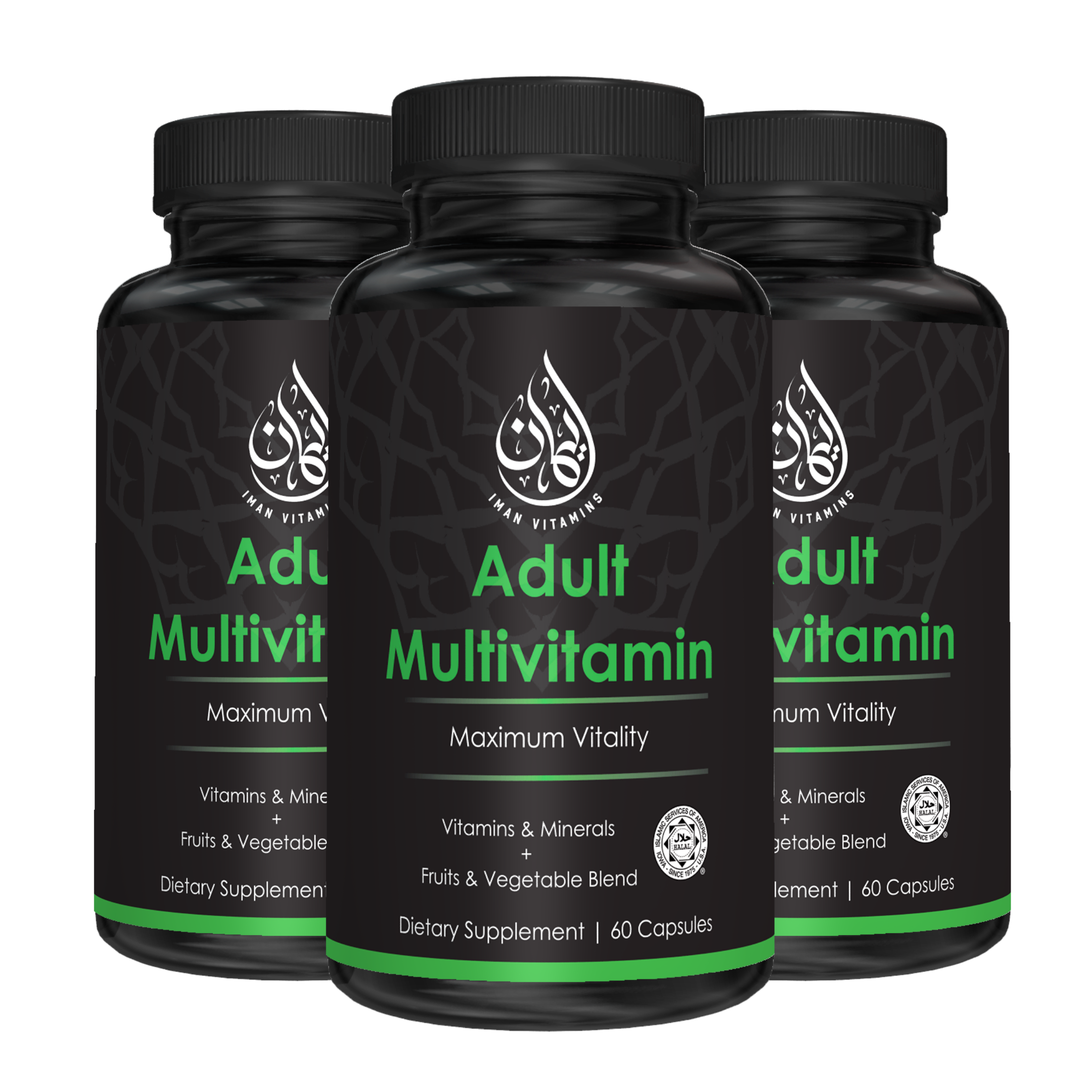 Multivitamin Cap Liquid Multivitamin Capsules (3 Bottles) – Iman Vitamins