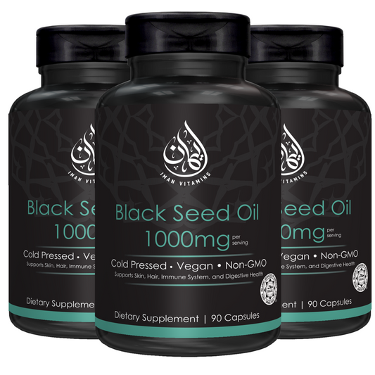 Black Seed Oil (3 Bottles) - Iman Vitamins