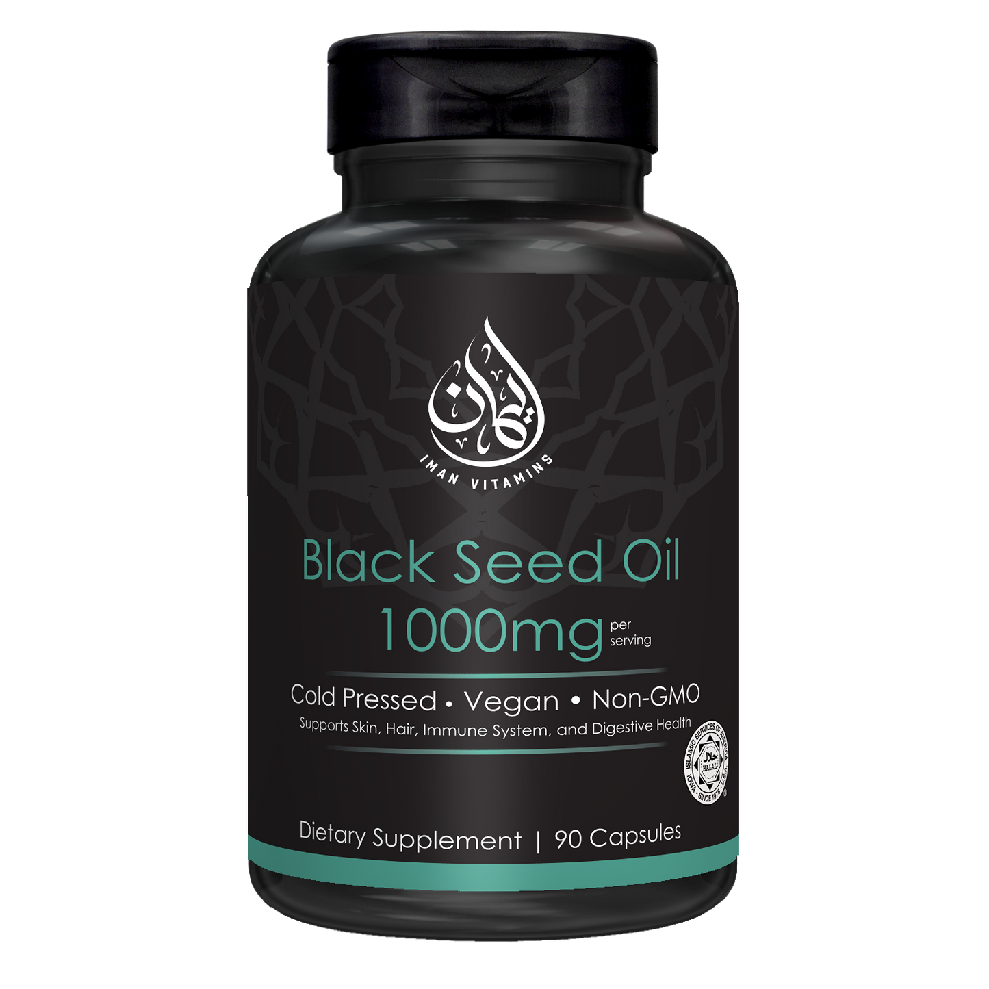 Halal Black Seed Oil Capsules - Iman Vitamins